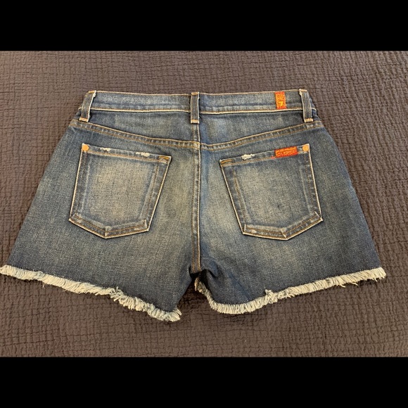 7 for all mankind denim shorts - Picture 2 of 5